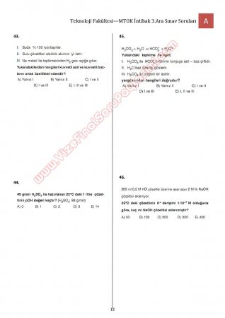 Bilimsel Hazırlık - MTOK - 3. Vize Soruları ve Cevapları