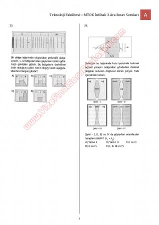 Bilimsel Hazırlık - MTOK - 3. Vize Soruları ve Cevapları