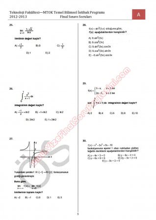 Bilimsel Hazırlık - MTOK - Final Soruları ve Cevapları