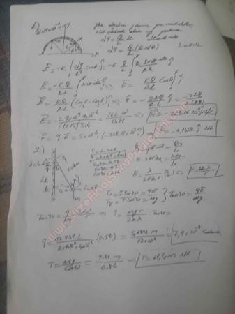 Fizik 2 Vize Soruları ve Cevapları - 2015