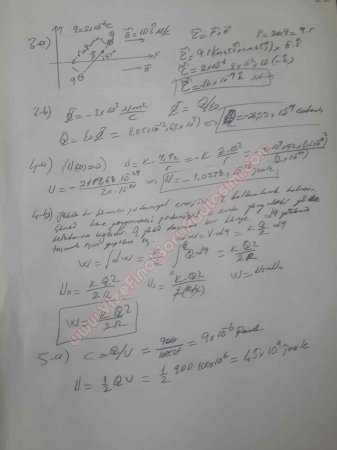 Fizik 2 Vize Soruları ve Cevapları - 2015