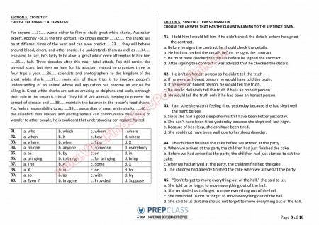 İngilizce Muafiyet Soruları - Yüksek Lisans