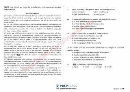 İngilizce Muafiyet Soruları - Yüksek Lisans