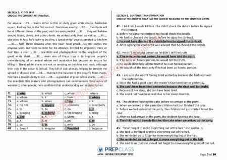 İngilizce Muafiyet Soruları ve Cevapları- Yüksek Lisans