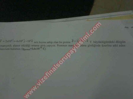 Fizik-2 Final Soruları