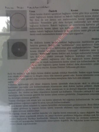 Malzeme Yapısı ve Muayenesi Vize Soruları Cevapları