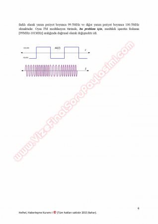 Haberleşme Kuramı Dersi Final Soruları Ve Cevapları 2015