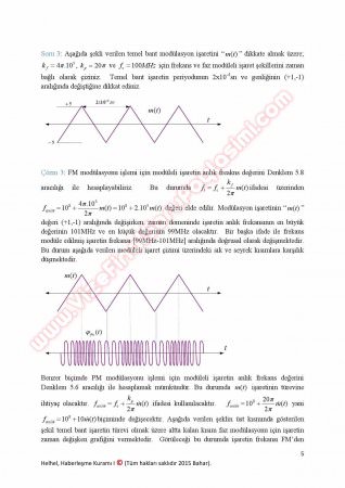 Haberleşme Kuramı Dersi Final Soruları Ve Cevapları 2015