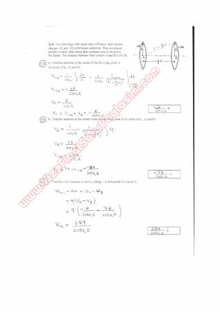 Physics-2 First Midterm Questions and Solutions 2
