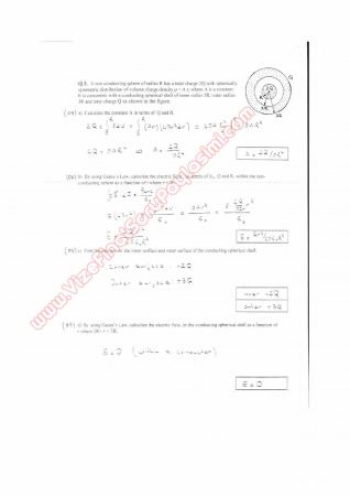 Physics-2 First Midterm Questions and Solutions 2