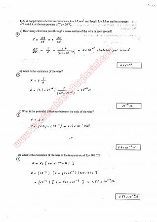 Physics-2 First Midterm Questions and Solutions 3