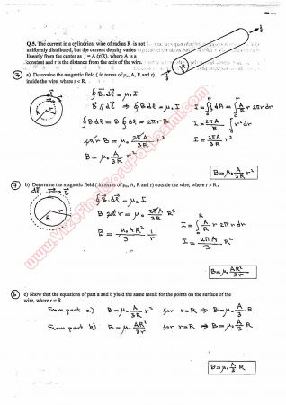 Physics-2 Second Midterm Questions and Solutions 3