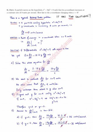 Calculus With Analytic Geometry First Midterm Questions and Solutions Fall 2013