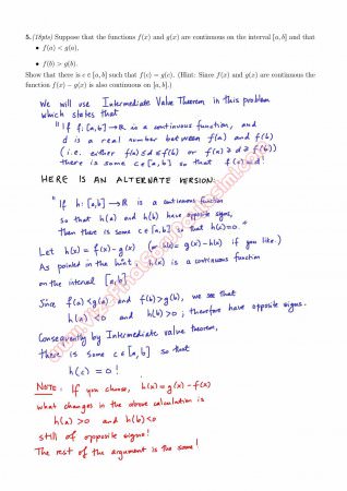 Calculus With Analytic Geometry First Midterm Questions and Solutions Fall 2013
