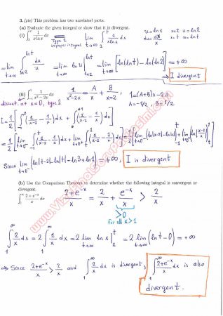 Calculus With Analytic Geometry Final Questions and Solutions Fall 2014