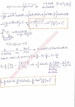 Calculus With Analytic Geometry Final Questions and Solutions Fall 2014