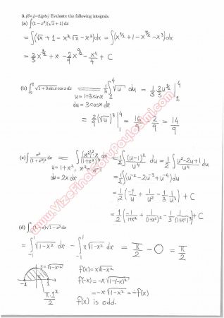 Calculus With Analytic Geometry Second Midterm Questions and Solutions Fall 2014