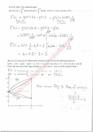 Calculus With Analytic Geometry Second Midterm Questions and Solutions Fall 2014