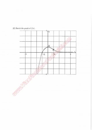 Calculus With Analytic Geometry Final Questions and Solutions Summer 2014