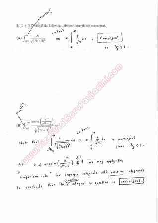 Calculus With Analytic Geometry Final Questions and Solutions 2015