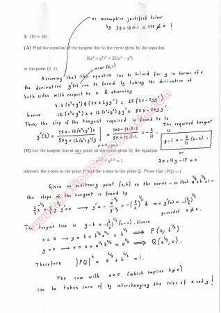 Calculus With Analytic Geometry Midterm Questions and Solutions 2015