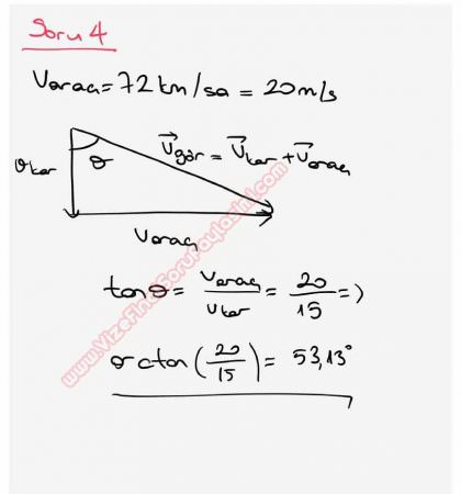 Fizik 1 Final Soruları ve Cevapları - Bozok Üniversitesi