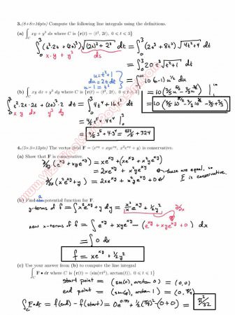 Calculus For Functions Of Several Variables Final Questions And Solutions Fall 2013