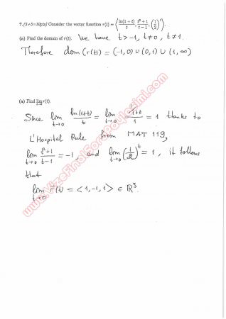 Calculus For Functions Of Several Variables First Midterm Exam Questions And Solutions Fall 2014
