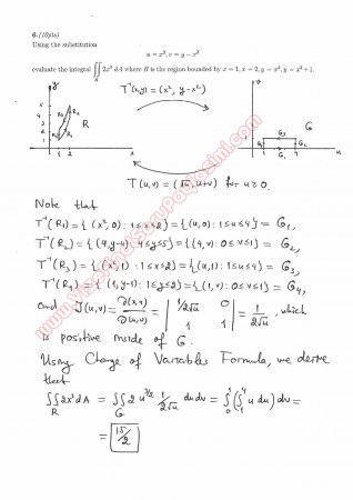 Calculus For Functions Of Several Variables Second Midterm Exam Questions And Solutions Fall 2014