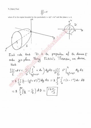 Calculus For Functions Of Several Variables Second Midterm Exam Questions And Solutions Fall 2014