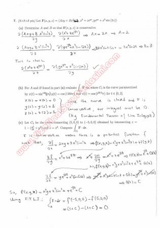 Calculus For Functions Of Several Variables Second Midterm Exam Questions And Solutions Spring 2012
