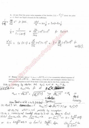 Calculus For Functions Of Several Variables Final Questions And Solutions Spring 2013