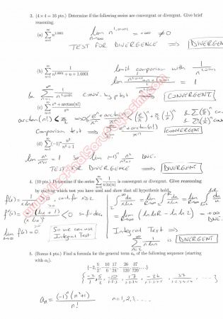 Calculus For Functions Of Several Variables Third Short Exam Questions And Solutions Spring 2013