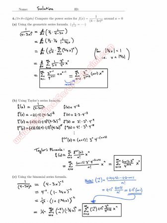 Calculus For Functions Of Several Variables Final Questions And Solutions Spring 2014