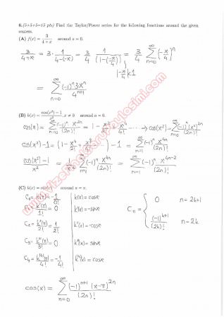 Calculus For Functions Of Several Variables Final Questions And Solutions Spring 2015