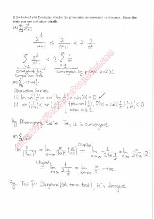 Calculus For Functions Of Several Variables Final Questions And Solutions Spring 2015