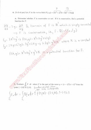 Calculus For Functions Of Several Variables Final Questions And Solutions Summer 2012