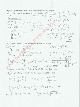 Calculus For Functions Of Several Variables Final Questions And Solutions Summer 2015