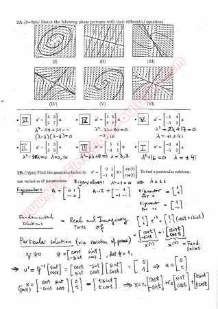 Differential Equations Second Midterm Exam Questions And Solutions Fall 2014