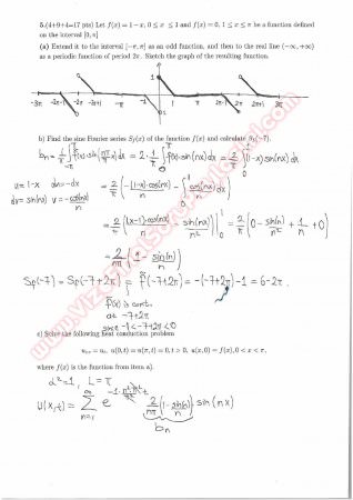 Introduction To Differential Equations Final Questions And Solutions Fall 2014