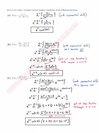 Differential Equations Final Questions And Solutions Summer 2014