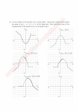 Precalculus Midterm Exam Questions And Solutions 2014