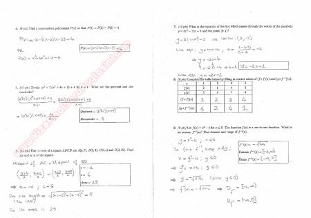 Precalculus Midterm Exam Questions And Solutions 2014 Fall