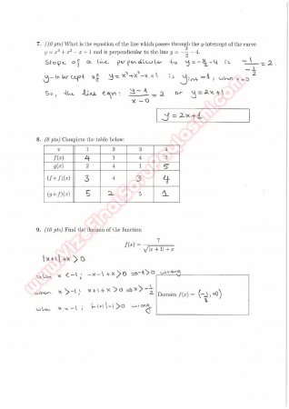Precalculus Midterm Exam Questions And Solutions 2015
