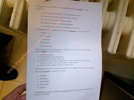 Endodontiye Giriş 2.Vize Soruları 2014