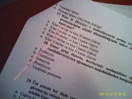 Ortodonti Final Soruları