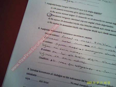 Ortodonti Final Soruları