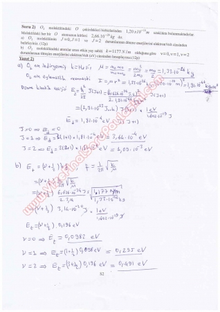 Modern Fizik Final Soru Cevapları - 2012
