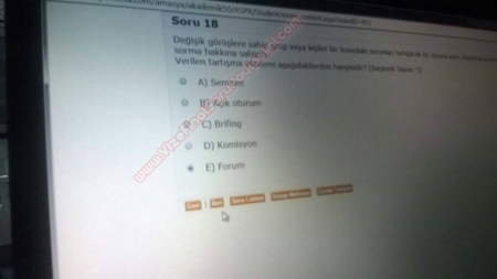 Öğretim İlke ve Yöntemleri Dersi Vize ve Final Soruları