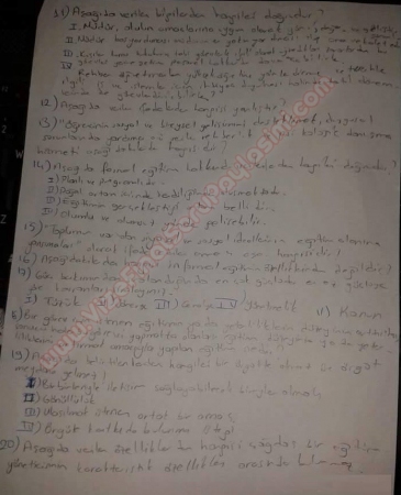 Türk Eğitim Sistemi ve Okul Yönetimi Vize Soruları